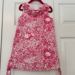Lilly Pulitzer Pink and White Patterned Dress